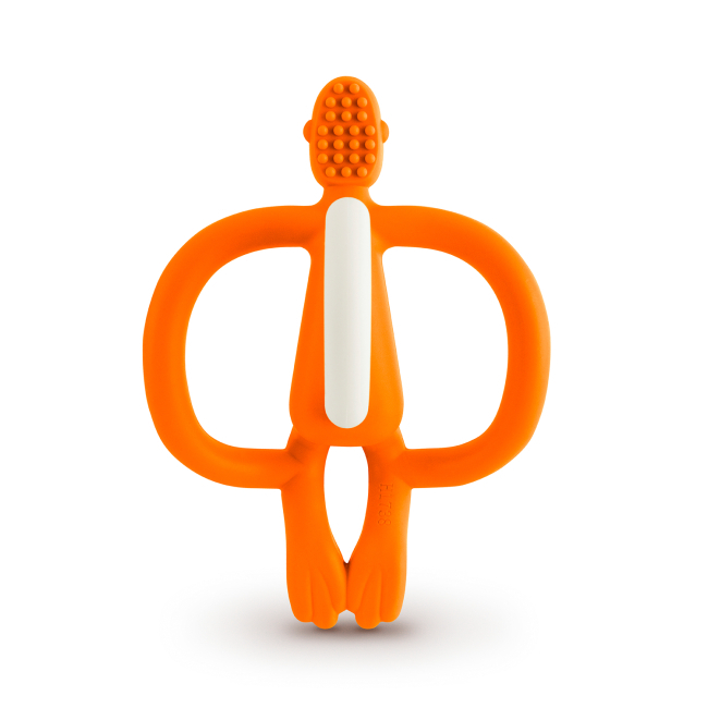 Погремушки, прорезыватели - Прорезыватель Matchistick Monkey Обезьянка оранжевый (MM-T-005)#3