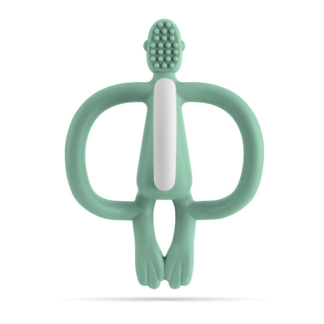 Погремушки, прорезыватели - Прорезыватель Matchistick Monkey Обезьянка мятно-зеленый (MM-T-009)#3