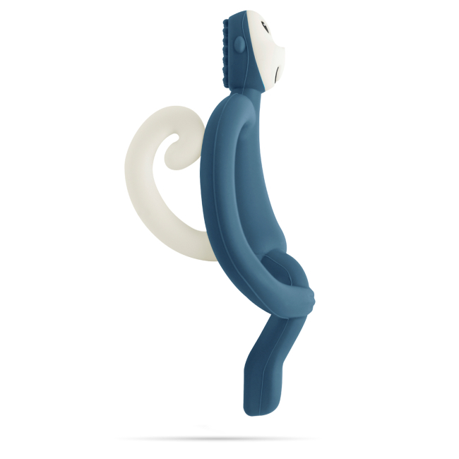Погремушки, прорезыватели - Прорезыватель Matchistick Monkey Обезьянка темно-синий (MM-T-011)#2