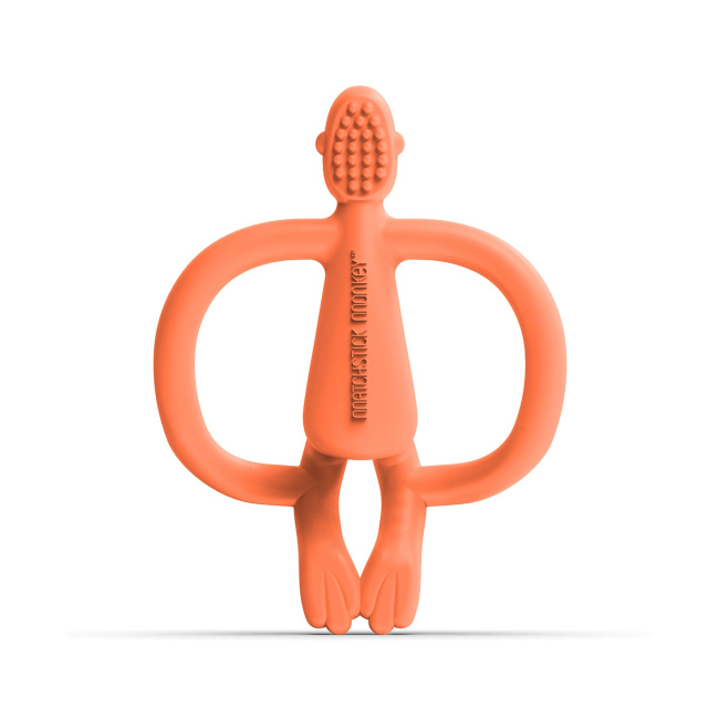 Брязкальця, прорізувачі - Прорізувач Matchistick Monkey Мавпочка помаранчевий (MM-ONT-020)#3