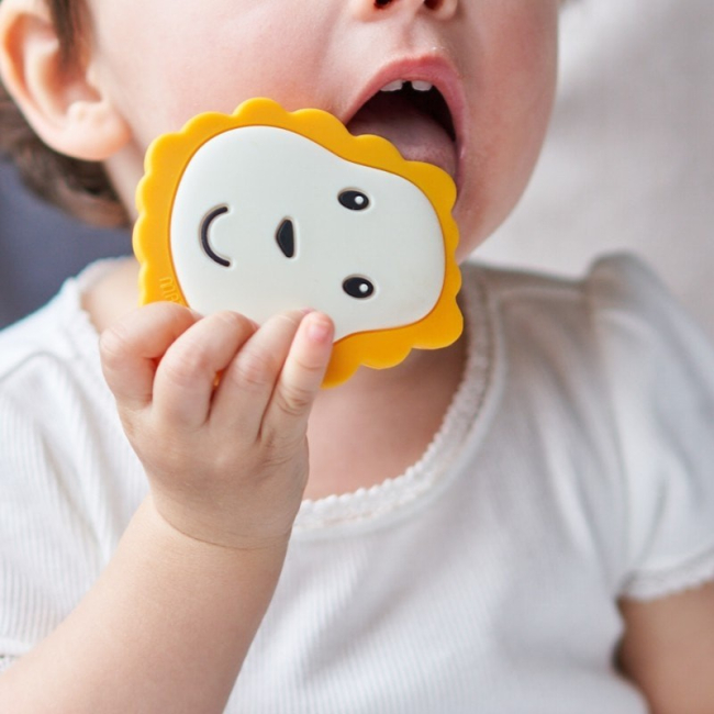 Погремушки, прорезыватели - Прорезыватель Matchistick Monkey Bio Cote Лев желтый (MM-FLT-001)#3