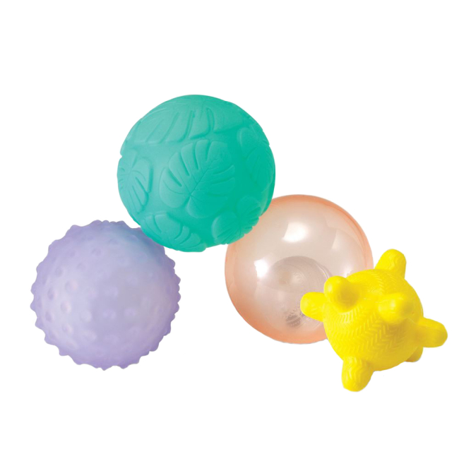 Розвивальні іграшки - Ігровий набір Infantino М'ячики мульти-сенсорні (315023)#2