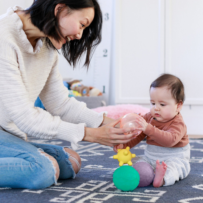 Розвивальні іграшки - Ігровий набір Infantino М'ячики мульти-сенсорні (315023)#5