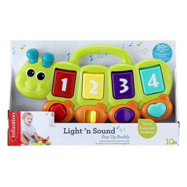 Развивающие игрушки - Развивающая игрушка Infantino Гусеница (315092)#3