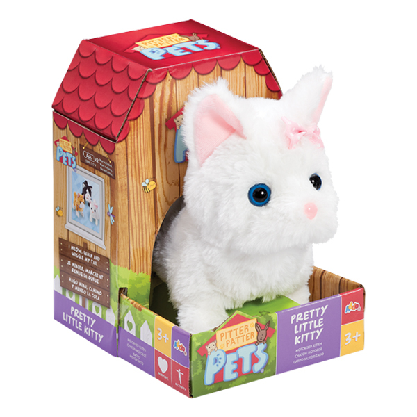 М'які тварини - Інтерактивна іграшка Addo Кошеня біле (315-11144-B/2)#4