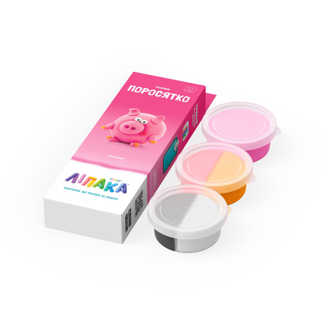 Набори для ліплення - Набір пластиліну Ліпака Поросятко (30045-UA01)#2