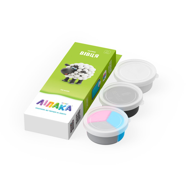 Наборы для лепки - Набор пластилина Липака Овечка (30049-UA01)#2