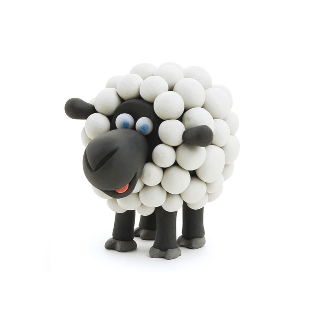 Наборы для лепки - Набор пластилина Липака Овечка (30049-UA01)#3