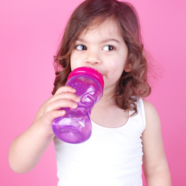 Товары по уходу - Поильник-непроливайка Nuby Easy gripper фиолетовый (NV0406014prpl)#2