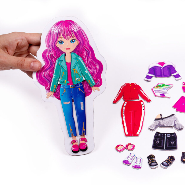 Настольные игры - Настольная игра Vladi Toys Магнитная одевашка (VT3210-14)#3