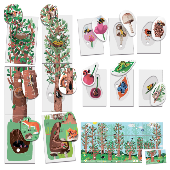 Розвивальні іграшки - Розвивальна гра Headu Монтессорі Вивчаємо природу (MU27842)#2