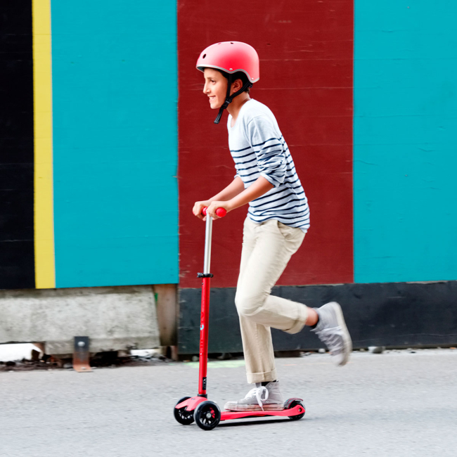 Самокаты - Самокат Micro Maxi Deluxe красный (MMD026)#6