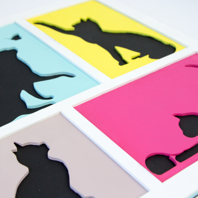 Набори для творчості - 3D картина Rosa Talent 4 Cats 30 х 30 см (N0003501)#4