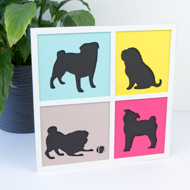 Набори для творчості - 3D картина Rosa Talent 4 Dogs 30 х 30см (N0003502)#5