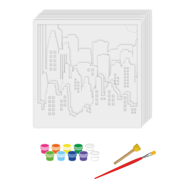 Набори для творчості - 3D картина Rosa Talent Мегаполіс 30 х 30 см (N0003507)#3