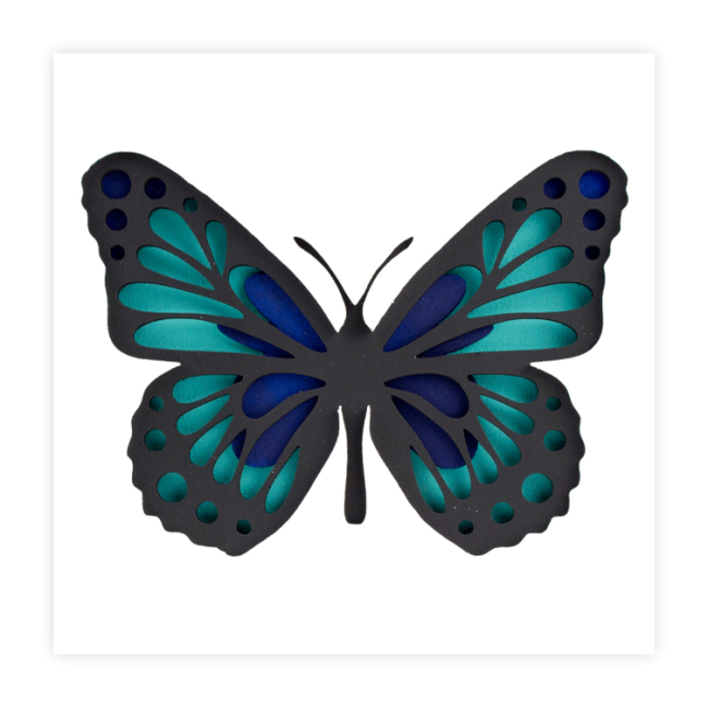 Набори для творчості - 3D картина Rosa Talent Метелик 3 17 х 17 см (N0003516)#2