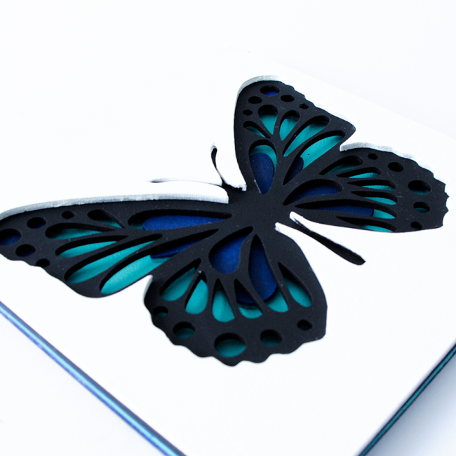 Набори для творчості - 3D картина Rosa Talent Метелик 3 17 х 17 см (N0003516)#4