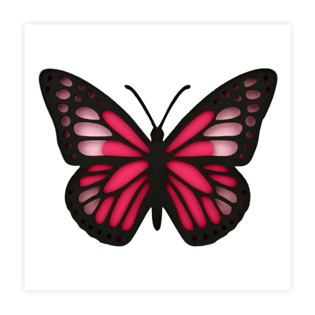 Набори для творчості - 3D картина Rosa Talent Метелик 4 17 х 17 см (N0003517)#2