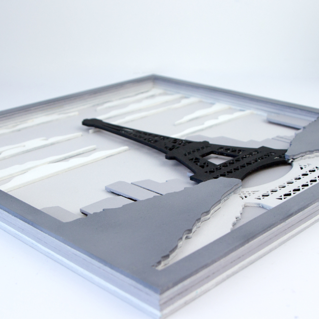 Наборы для творчества - 3D картина Rosa Talent Париж 30 х 30 см (N0003508)#4