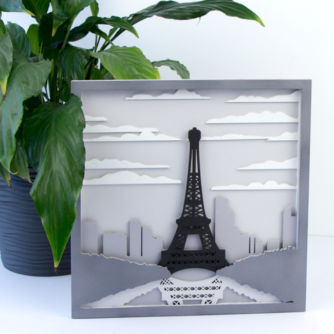 Наборы для творчества - 3D картина Rosa Talent Париж 30 х 30 см (N0003508)#5