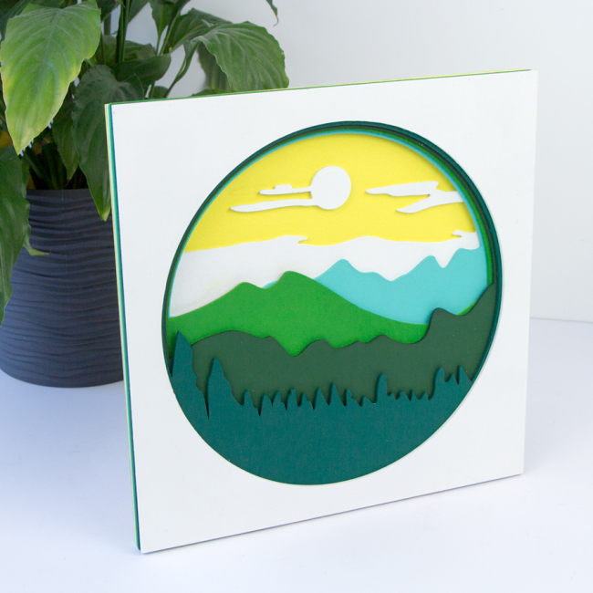 Набори для творчості - 3D картина Rosa Talent Пейзаж Гори 2 30 х 30 см (N0003509)#5