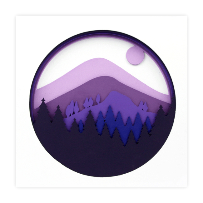 Набори для творчості - 3D картина Rosa Talent Пейзаж Гори 3 30 х 30 см (N0003510)#2