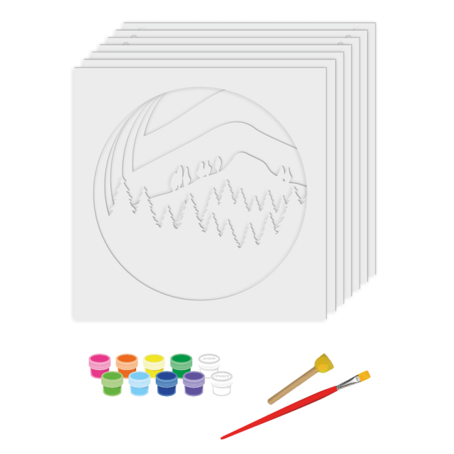 Набори для творчості - 3D картина Rosa Talent Пейзаж Гори 3 30 х 30 см (N0003510)#3