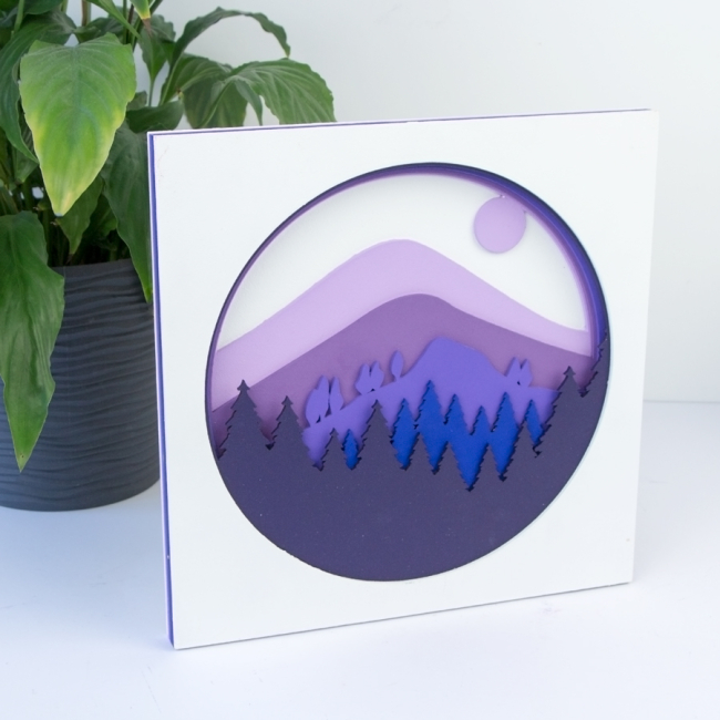 Набори для творчості - 3D картина Rosa Talent Пейзаж Гори 3 30 х 30 см (N0003510)#4