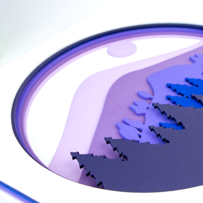 Набори для творчості - 3D картина Rosa Talent Пейзаж Гори 3 30 х 30 см (N0003510)#5