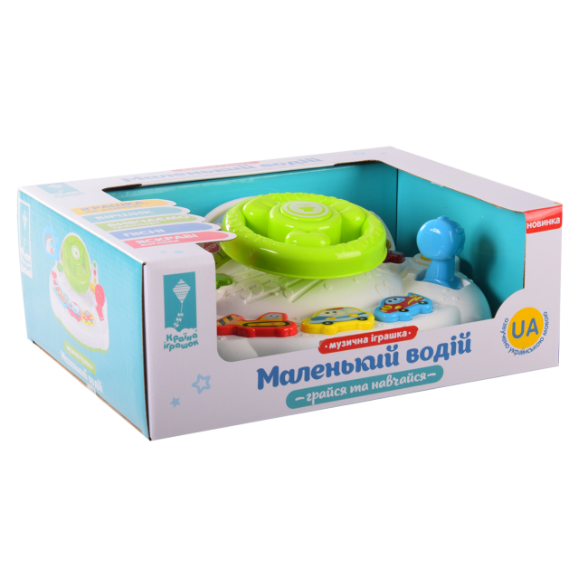 Развивающие игрушки - Музыкальный руль Країна Іграшок​ Маленький водитель (PL-721-65)#2