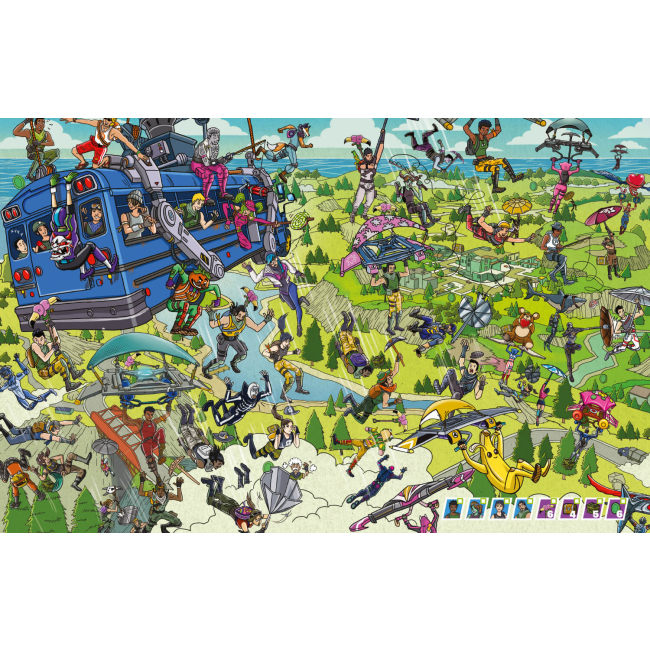 Книги-картинки для дітей (2-6 років) - Книжка «Fortnite Куди подівся Джонсі Шукай і знаходь» (9786177940806)#2