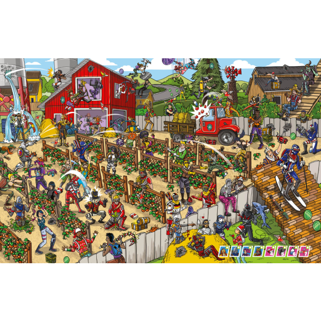 Книги-картинки для дітей (2-6 років) - Книжка «Fortnite Куди подівся Джонсі Шукай і знаходь» (9786177940806)#3