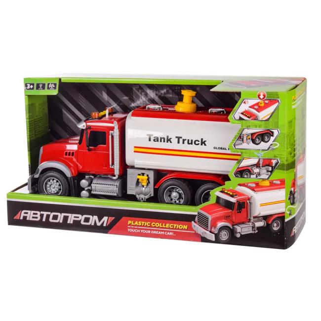 Транспорт і спецтехніка - ​Автомодель Автопром Пожежний водовоз (8086ТТ)#2
