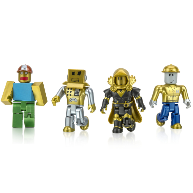 Фигурки персонажей - Игровой набор Jazwares Roblox 15th Anniversary Gold Collector’s Set (ROB0527)#2
