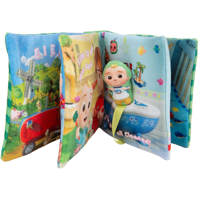 Развивающие игрушки - Игровой набор CoComelon Feature Roleplay Музыкальная плюшевая книга (CMW0025)#3