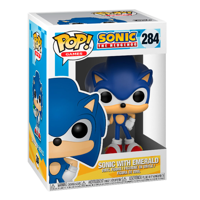 Фигурки персонажей - Фигурка Funko Pop Sonic Соник с изумрудом (20147)#2