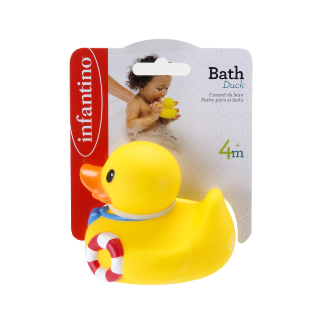 Іграшки для ванни - Іграшка для купання Infantino Каченя-рятувальник (305110)#2