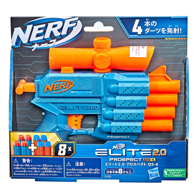 Помпова зброя - Бластер іграшковий Nerf Еліт 2.0 Prospect QS 4 (F4190)#2