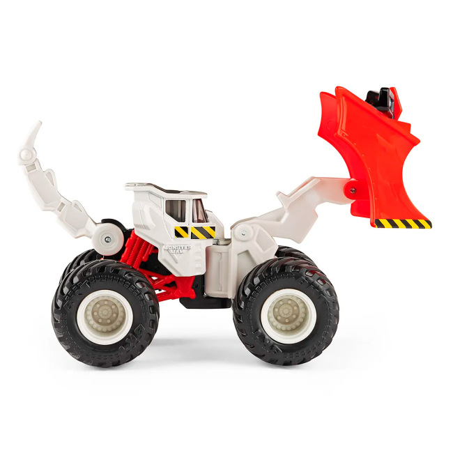 Транспорт и спецтехника - Техника Monster Jam Dirt squad Wedge белый с красным 1:64 (6055226-1)#2