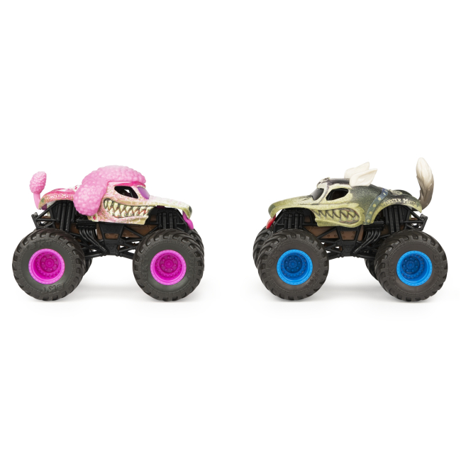 Автомоделі - Набір автомоделей Monster Jam Monster mutt poodle Monster mutt husky 1:64 (6055949-3)#2