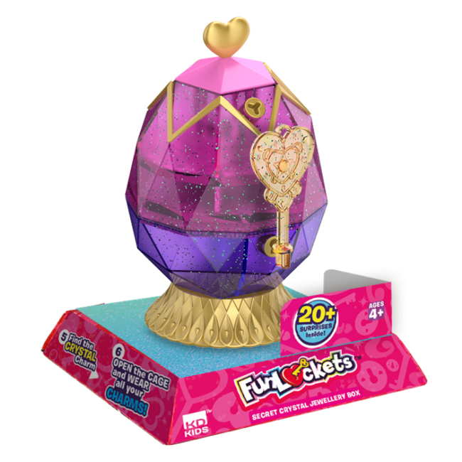 Біжутерія та аксесуари - Набір-сюрприз Kidz Delight Funlockets Кришталева скринька (S21220)#3