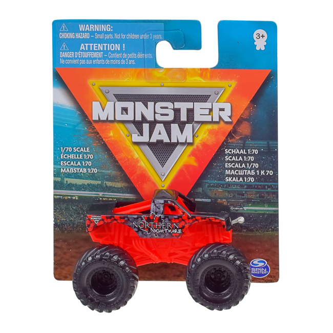Автомодели - Автомодель Monster Jam Northern Nightmare 1:70 (6047123/6047123-7)#3