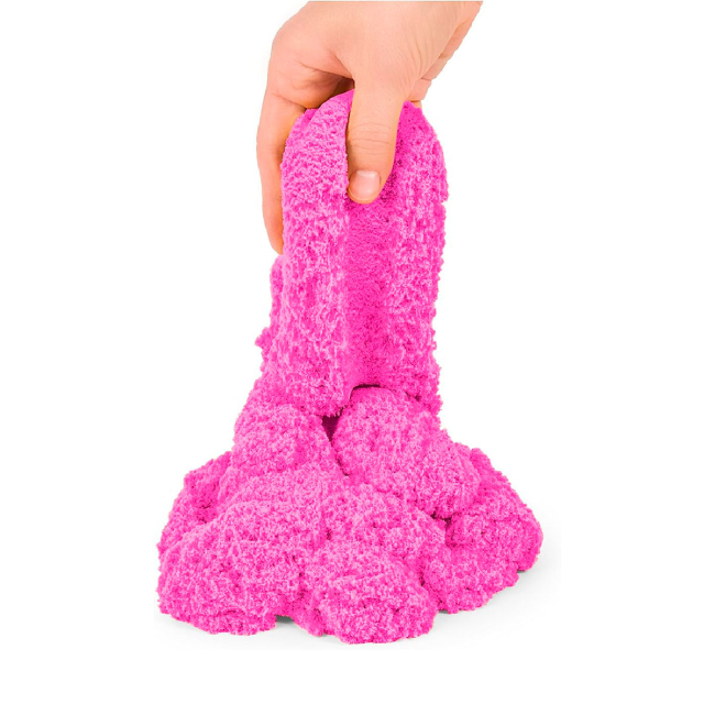 Антистресс игрушки - Кинетический песок Kinetic Sand Colour розовый 907 г (71453Pi)#3