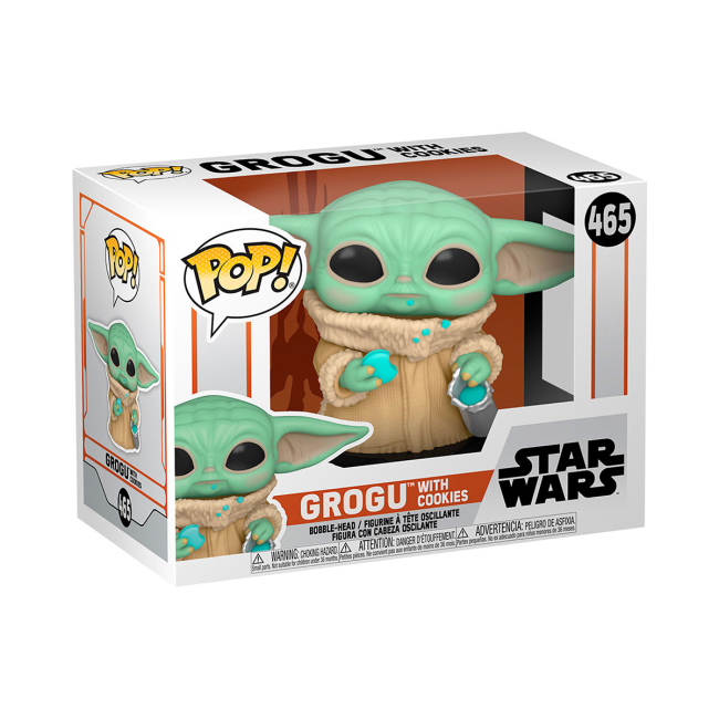 Фигурки персонажей - Фигурка Funko Pop Star Wars Мандалорец Малыш Грогу с печеньем (54531)#2
