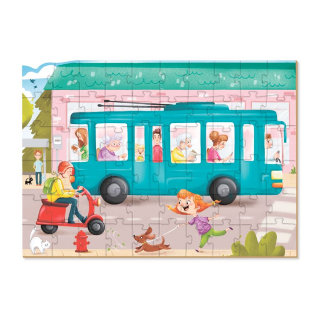 Пазлы - Пазл Dodo В троллейбусе (300552)#3