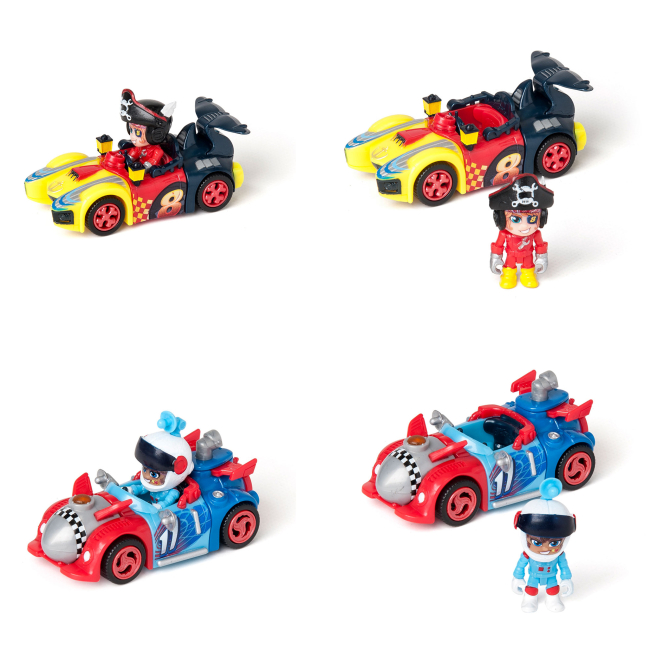 Автомодели - Игровой набор T-Racers Миксуй и драйвуй сюрприз (PTR1D208UA01)#2