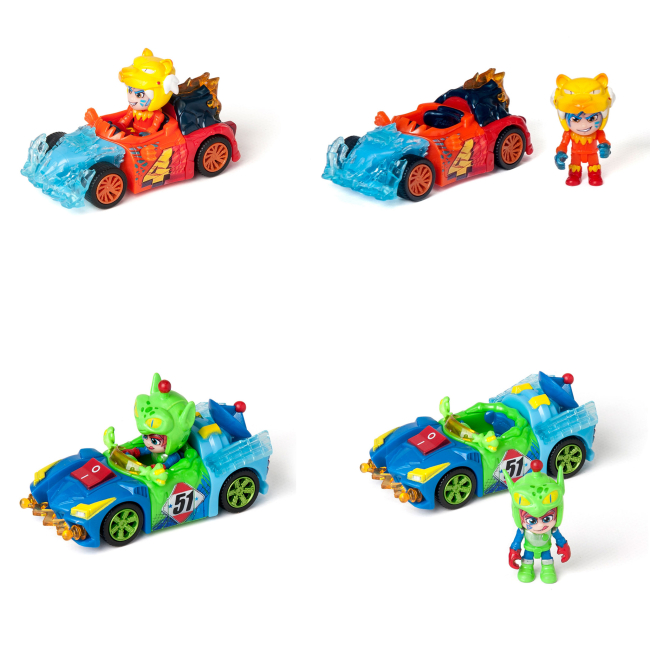 Автомодели - Игровой набор T-Racers Миксуй и драйвуй сюрприз (PTR1D208UA01)#3