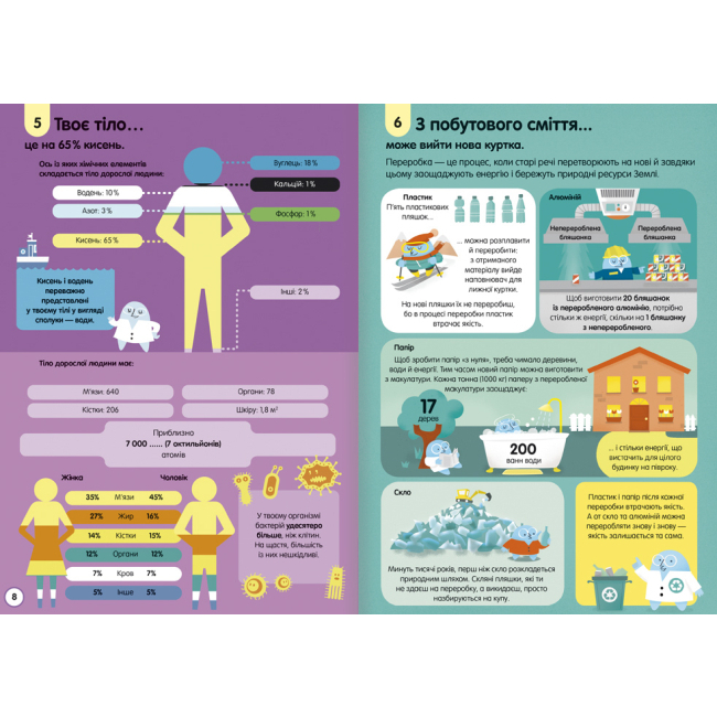 Пізнавальні книги (4-10 років) - Книжка «100 фактів про науку» (9786177820962)#5