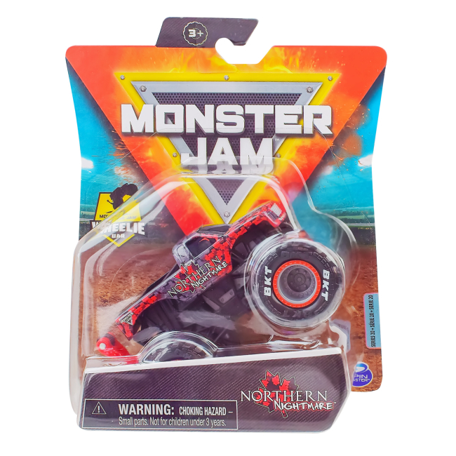 Автомодели - Автомодель Monster Jam Northern Nightmare series 20 1:64 (6044941-17)#3
