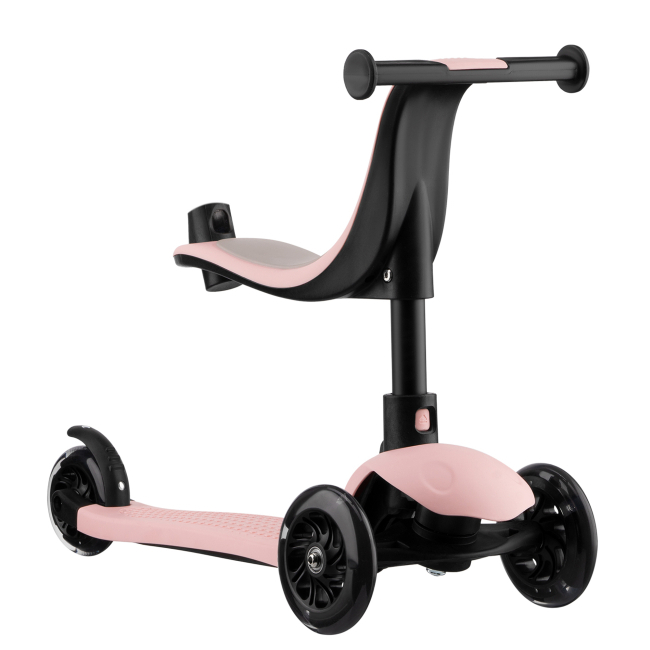 Самокаты - Самокат Miqilong Alamo 3 в 1 розовый (ALAMO-125-PINK)#3